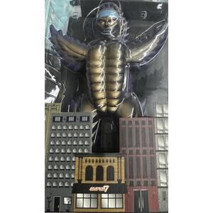 Super7 Mirrorman Kaiju Sofubi Vinyl Figure 2005 Rare Boxed Black Gold-